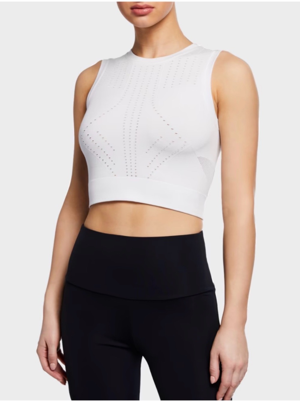 Blanc Noir Infinity Crop Top
